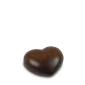 Hart mini-urn hout donker gebeitst