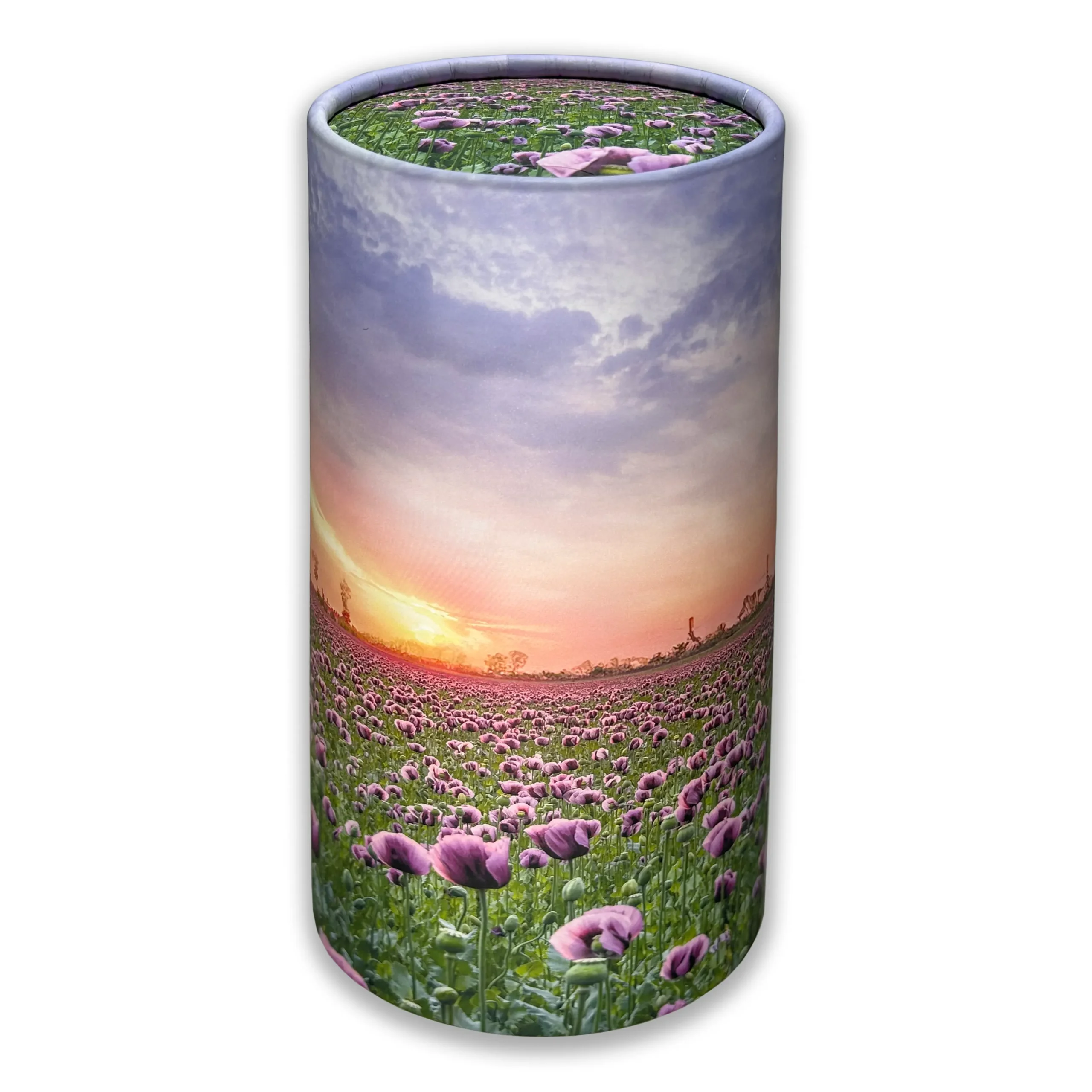 Strooi-urn / strooikoker Papaverveld (4 liter)