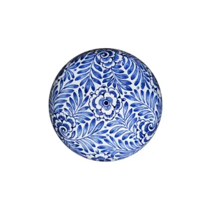 Royal Delft Memento Blue Pebble Rustic Flowers mini urn