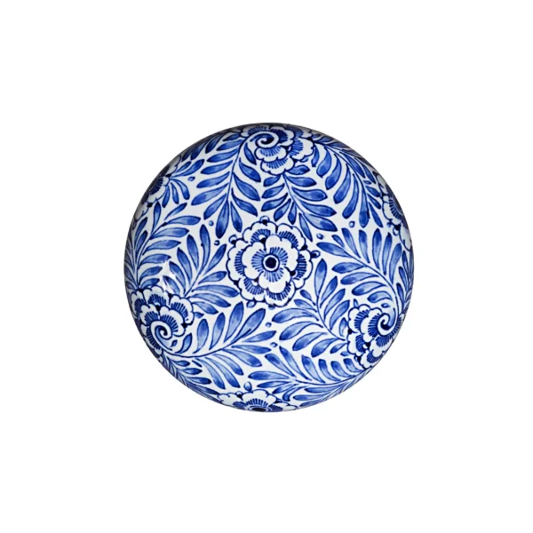 65600500_rustic flower_HR Royal Delft Memento Blue Pebble Rustic Flowers mini urn