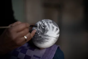 Memento Blue Pebbles by Royal Delft stap 5