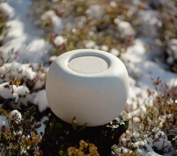 Keramische urn Luz gespikkeld fluweel sfeerbeeld