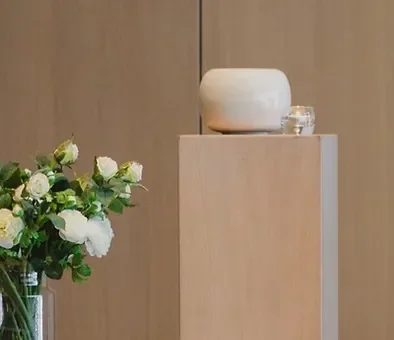 Keramische urn Luz sfeerbeeld