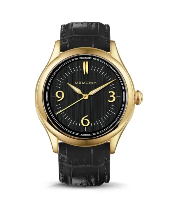 Memoria as urn gedenkhorloge Amare Gold black