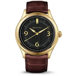 Memoria as urn gedenkhorloge Amare Gold chestnut brown