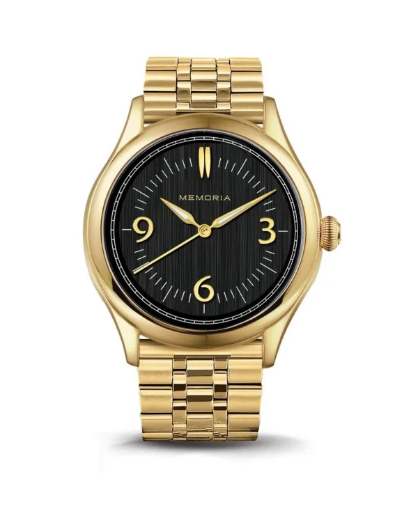 Memoria as urn gedenkhorloge Amare Gold stainless steel