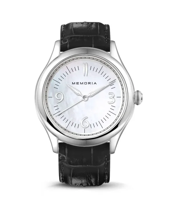Memoria as urn gedenkhorloge Amare Pearl black