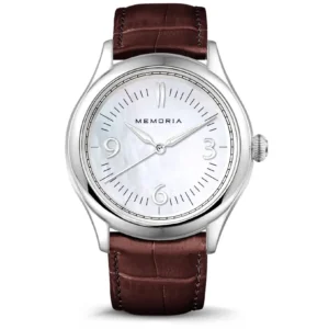 Memoria as urn gedenkhorloge Amare Pearl chestnut brown