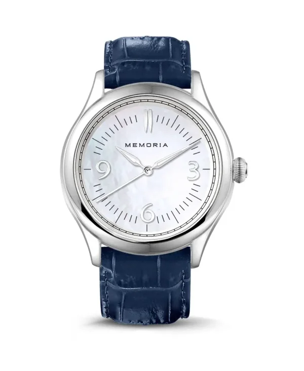 Memoria as urn gedenkhorloge Amare Pearl dark blue