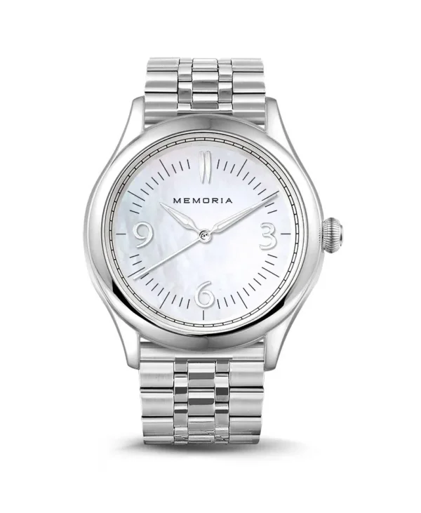 Memoria as urn gedenkhorloge Amare Pearl stainless steel