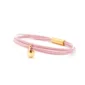 Charm as armband / assieraad roze goud tadblu