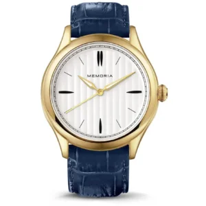 Memoria as gedenkhorloge Lux Gold Dark Blue