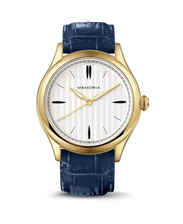 Memoria as gedenkhorloge Lux Gold Dark Blue