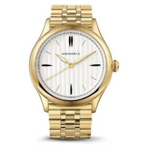 Memoria as gedenkhorloge Lux Gold Stainless Steel