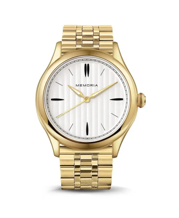 Memoria as gedenkhorloge Lux Gold Stainless Steel