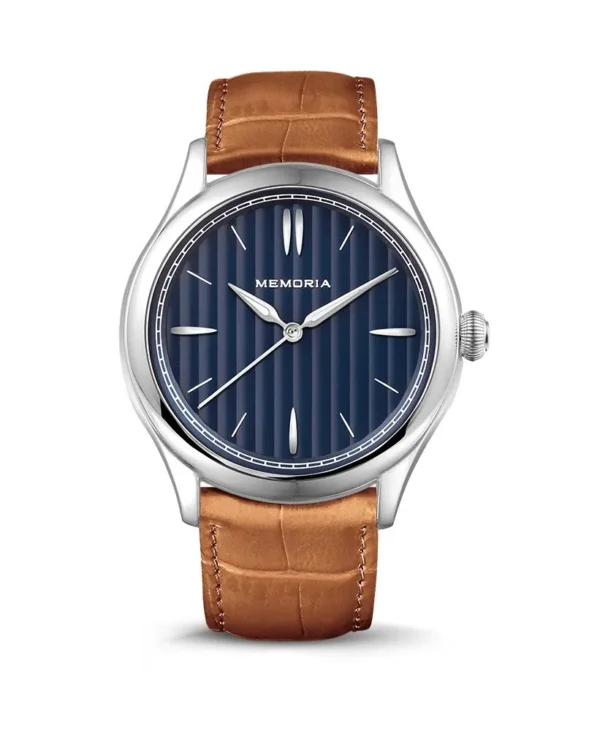 Memoria as urn gedenkhorloge Lux Sky cognac brown