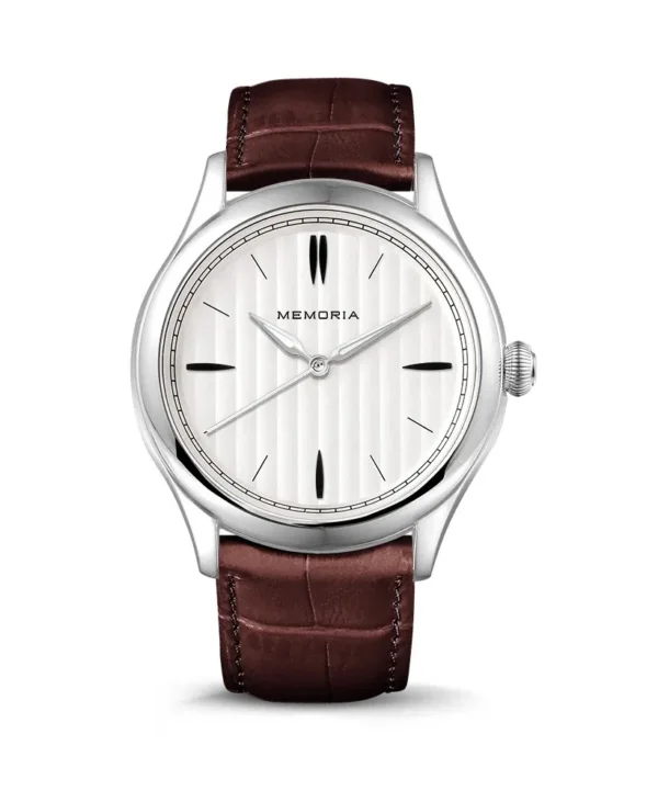 Memoria as urn gedenkhorloge Lux Snow chestnut brown