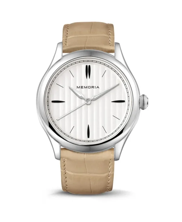 Memoria as urn gedenkhorloge Lux Snow sand