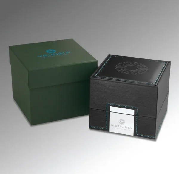 Memoria as urn gedenkhorloge Amare Ocean watch box geschenkdoos