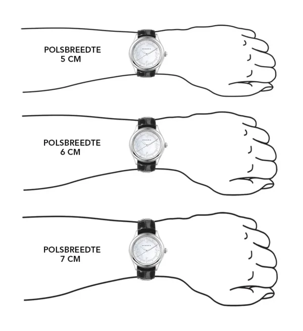 Memoria as urn gedenkhorloge Amare Pearl polsmaat