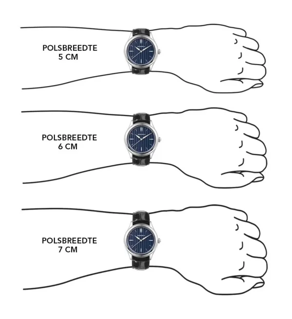 Memoria as urn gedenkhorloge Lux Sky polsmaat