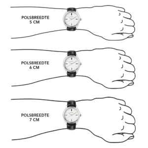 Memoria as urn gedenkhorloge Lux Snow polsmaat