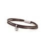 Charm as armband / assieraad brons edelstaal tadblu