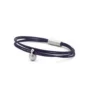 Charm as armband / assieraad donkerblauw edelstaal tadblu