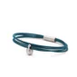 Charm as armband / assieraad petrol edelstaal tadblu