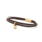 Charm as armband / assieraad brons goud tadblu