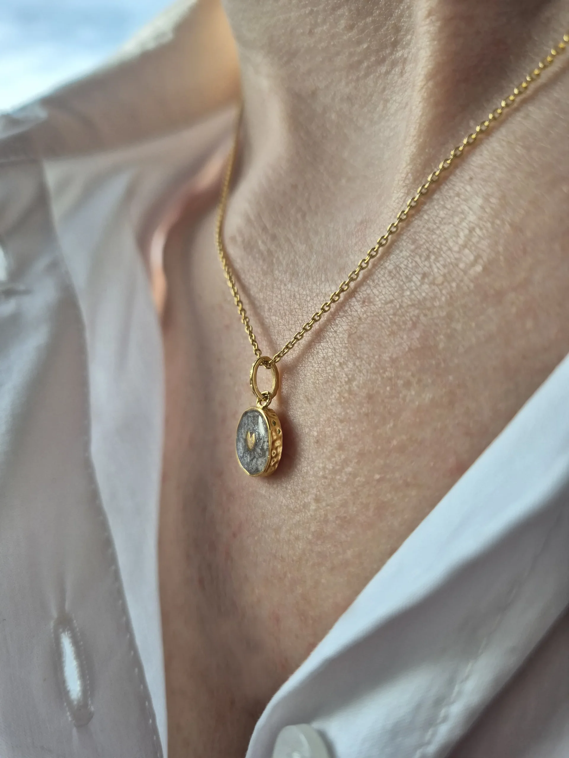 My Heart ashanger/assieraad koesterjuweel goud white