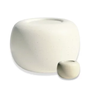 Keramische mini-urn Luz Gespikkeld Fluweel vergelijk met grote urn