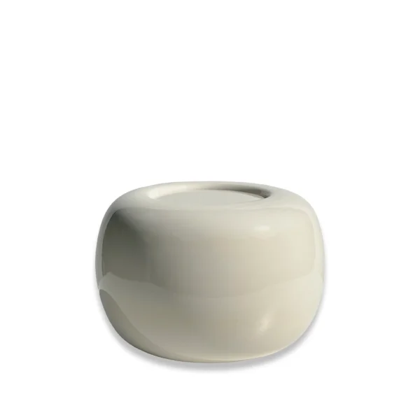 Keramische mini-urn Luz Glanzend Wit