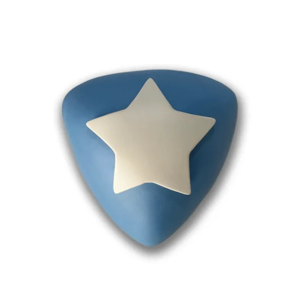 Keramische kinderurn ster blauw