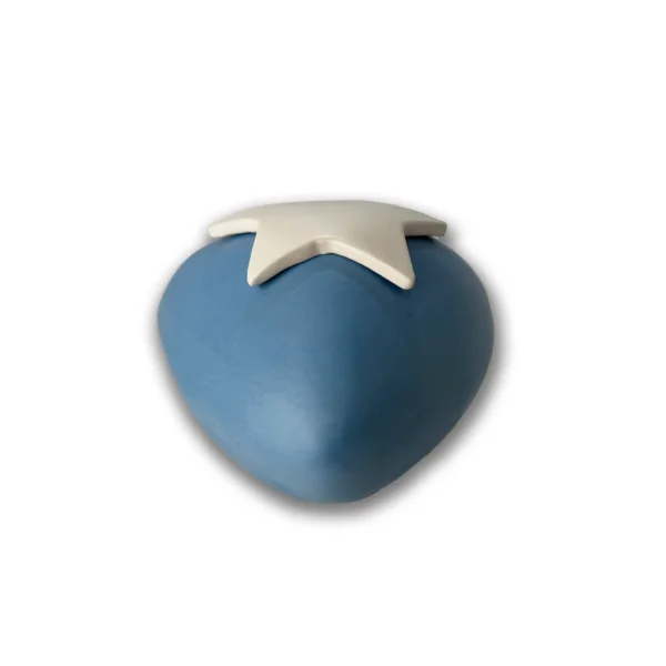 Keramische kinderurn ster blauw voor