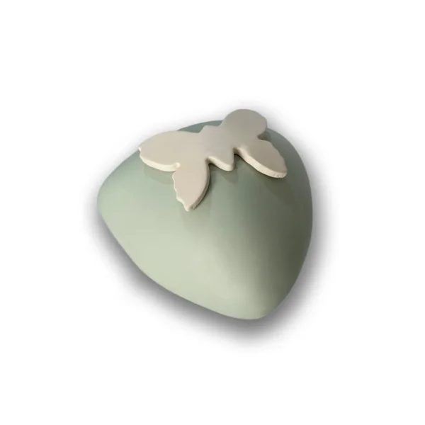 Keramische kinderurn Vlinder groen profil