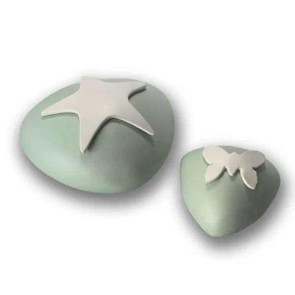 Eterna Unieke Urn kinderurnen groen vlinder ster