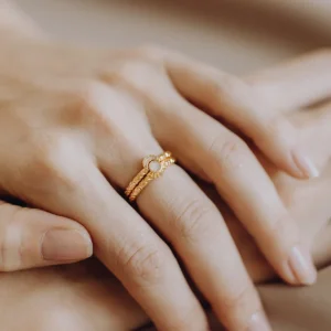 Rising Sun as ring/assieraad combinatie hand