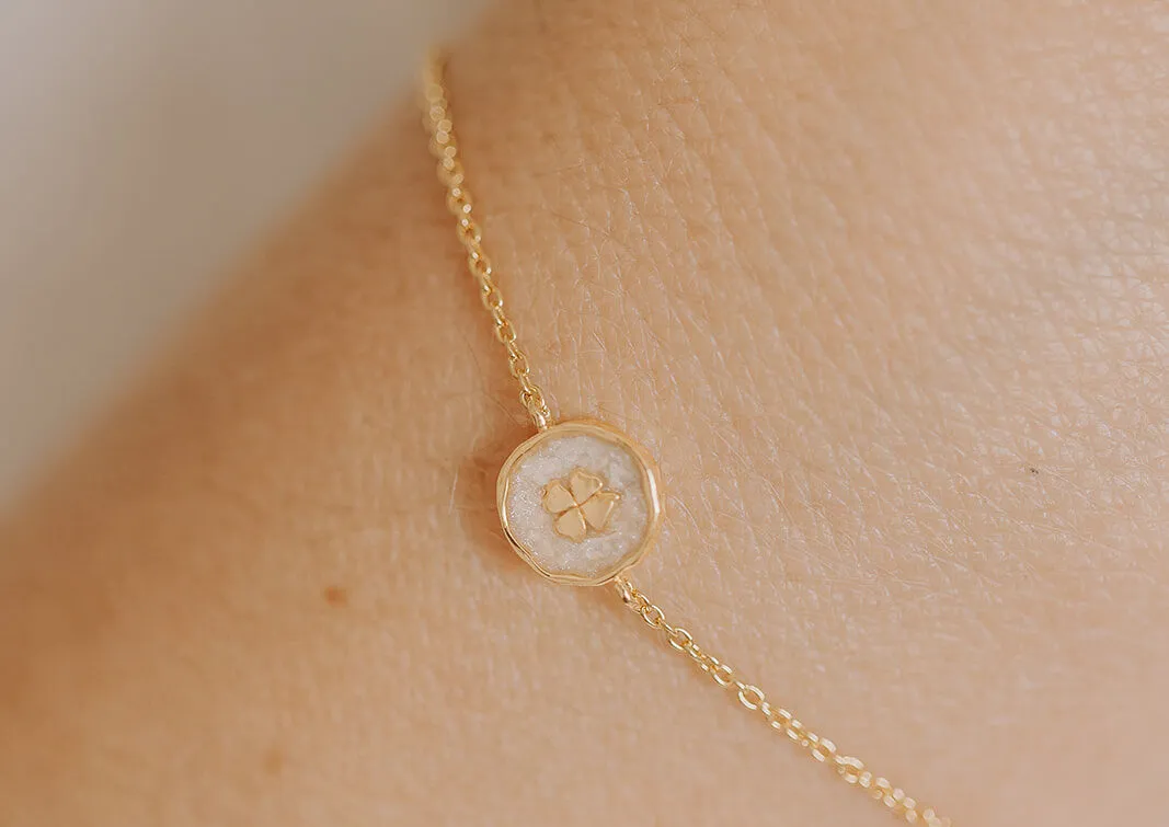 Klaver as armband/assieraad