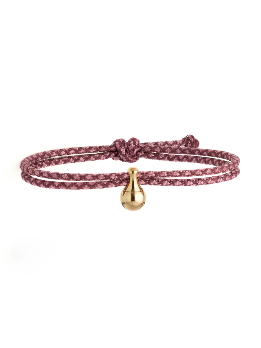 Jubilee as armband / assieraad roze & mauve met goud