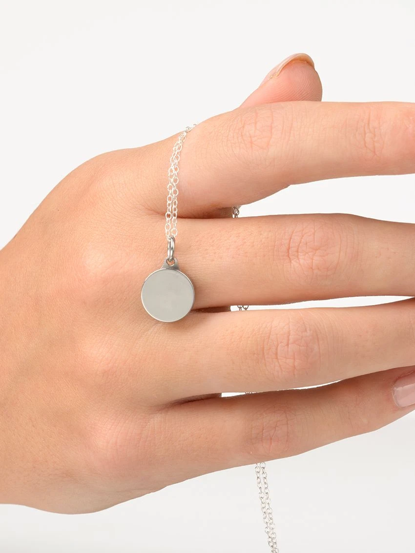 Graveerbare ashanger / assieraad edelstaal blanco model