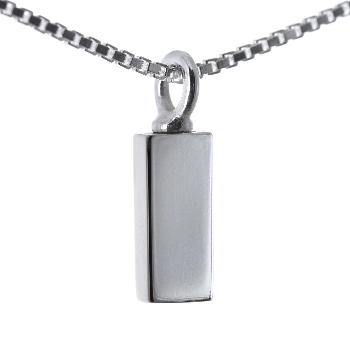 Ashanger / assieraad Bar zilver hanger