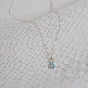 Birthstone hanger december Blauwe Topaas - Afbeelding 3