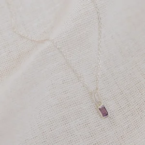 Birthstone hanger februari Amethist - Afbeelding 3