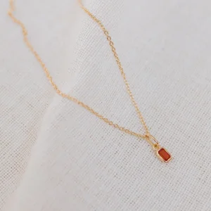 Birthstone hanger januari granaat