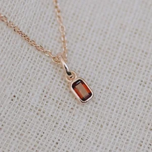 Birthstone hanger juli Rode Agaat