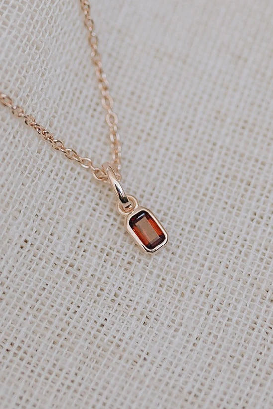 Birthstone hanger juli Rode Agaat