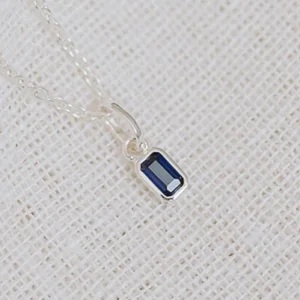 Birthstone hanger september Saffier