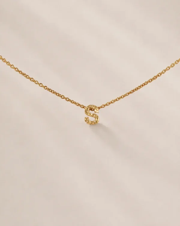 Mini Initial letter ketting met 1 letter