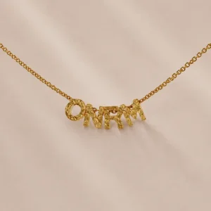 Mini Initial letter ketting met 4 letters
